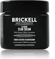 Brickell Men's Clearing Scar Cream for Men, Natural and Organic Scar Clearing Cream to Reduce the Appearance of Scars and Even Skin Pigmentation, 2 Ounces, Scented