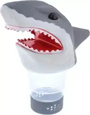 U.S. Pool Supply Open Jaws Shark Floating Pool Chlorine Dispenser, Collapsible