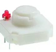 3.14.100533/0000 RF 15 R - Low Tactile Switch, 1 LED spot-illumination, gold...