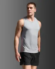 Aero Tank, 2XU, XS, Weathervane/Black Reflective, Male