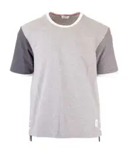 Thom Browne Short-Sleeved Ringer T-Shirt 2 White