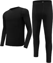 [VPESL] Boy's Thermal Underwear Set Long Sleeve Athletic Base Layer Compression Underwear Shirt Tights Set