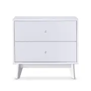 Rylan 2 Drawer Bedside Table - White