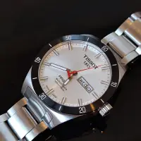 在飛比找Yahoo!奇摩拍賣優惠-Tissot PRS 516 立體銀面 賽車腕錶 機械錶 瑞