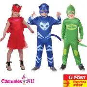 Licensed Kids PJ Masks Costume Boys Girls Owlette Catboy Gekko Superhero Child