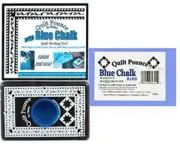 Quilting Stencil Marker BLUE Chalk Reusable with Pounce for Quilt Stencils