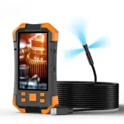 Triple Lens Endoscope Camera 4.3'' Screen Single Dual Lens Pipe Waterproof LED