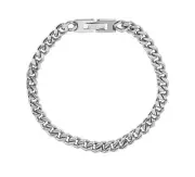 MIAMI CUBAN LINK CHAIN 7MM STAINLESS STEEL UNISEX BRACELET 8 INCH