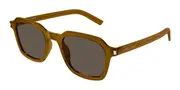 Saint Laurent SL 715 SLIM 005 Men's Sunglasses Brown Size 49