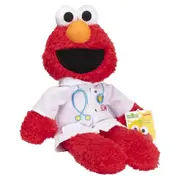 Sesame Street Doctor Elmo Take-Along Buddy Plush