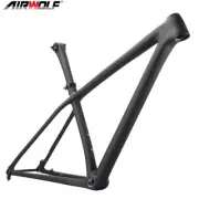 AIRWOLF 29" BOOST XC MTB Carbon Frame 148*12mm Hardtail Cyclocross Bike Seatpost
