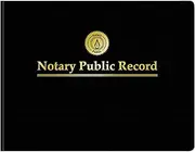 Adams Notary Public Record Journal, 11 x 8.5 Inches, 6 Entries Per Page, 63 Pages Per Book, White (AFR90)