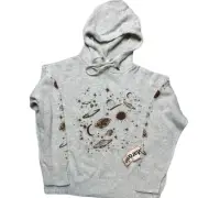 Anthropologie x Maronie Celestial Hoodie Waffle Knit Grey S