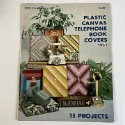 Roma Enterprises Plastic Canvas Telephone Book Covers Vol 1. 15 Patterns Leaflet