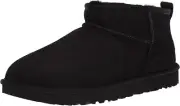 UGG Unisex-Child Classic Ultra Mini Boot, Black, 13