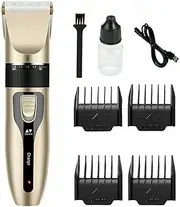 TAVICE Cat Dog Pet Grooming Trimmer Shaver Rechargeable Cordless Low Noise Water Proof Electric Dog Trimmer Pet Grooming Kit Animal Hair Clippers Tool with Scissors Combs