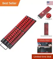 Socket Organizer Tray - Red - Steel - Clips for 1/4, 3/8, 1/2-Inch Sockets