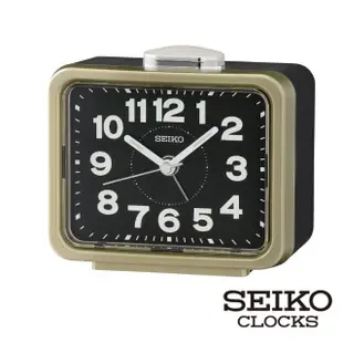 【SEIKO 精工】安睡夜晚 靜音夜光 鬧鐘時鐘 QHK062G.QHK062K.QHK062R.QHK062S(清楚大數字 有秒針 SK048)