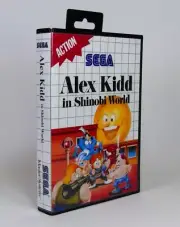 SEGA SMS Storage Case - Alex Kidd in Shinobi World - NO GAME
