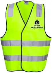 OP WITH ICON' HI-VIZ D/N VEST