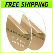 High-Quality 19-Inch Round Plexiglass Sheets – Reusable for Crafts and Displays