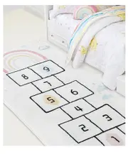 ALL 4 Kids Rainbow Hopscotch Rug