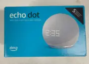 Amazon Echo Dot with clock 5th Gen. Smart Speaker - Glacier White