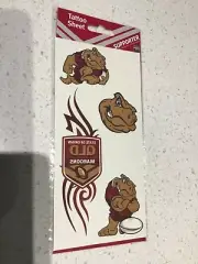 NRL RUGBY STATE OF ORIGIN QLD 4 SET OFFICIAL TATTOOS, NEW, PREMIERS CHAMPIONS 1
