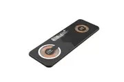 3 in 1 Wireless Charger, Transparent Glass ic Fast Charging Station Mat for iPhone 1512,iWatch, Android, SamsungS24S20, Ultra/8/7/6/SE2(Black)