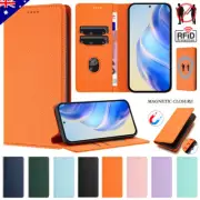 Magnetic Leather Case Wallet Flip Cover For Samsung S25 Ultra S24 FE S23 S22 S20