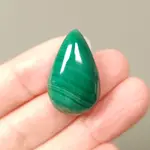 【天然石】 孔雀石 MA0048 MALACHITE 水滴形25.7MM