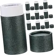 MOTHNUR 10pcs Box Cylinder Tube Box for Essential Oils Tea Leaves Incense Durable Cardboard Storage for Present Packaging and Crafts