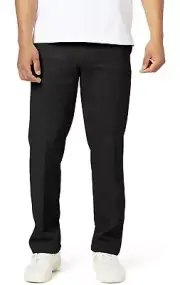 Dockers Men's Straight Fit Easy Khaki Pants Black 38x30
