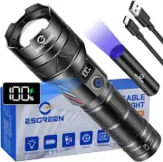 Rechargeable Flashlights 1000000 High Lumens, Long Range 5000Ft, Super Bright LE