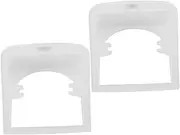 Kisangel Socket Cover Protector Pack Plastic Made Outlet Cover Sturdy and Sturdy for Home Use