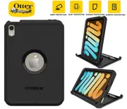OtterBox Defender Apple iPad Mini (8.3") (6th Gen) Case Black - (77-87476), DROP+ 2X Military Standard, Built-in Screen Protection, Multi-Position