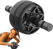 Ab Wheel - Home Workout Abdominal Trainer | Abs & Core Workout Equipment for Home Gym, Automatic Abdominal Wheel for Full body Strength Training Sports