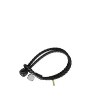 braided bracelet M black