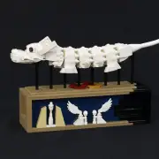 Flight of the Luck Dragon Kinetic Sculpture 656 Pieces Building Blocks Set