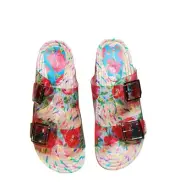 Betsey Johnson Women's Stauss Rose Slide Sandals Size 7.5