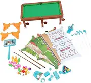 BIUDECO 1 Set Mini Pool Table for Compact Indoor Billiard with Balls Fun Family Game for Spaces Safe Design for Interactive Play