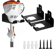 JNIHEEP Garage Organizer Trimmer Rack, Garden Power Tool Hanger Weed Whackers Holder Wall Mounted for Grass Trimmer, Hedge Trimmer, Garage Trimmer, Garden Tools,2 Pack