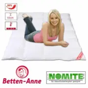 Down Duvet 10cm Dock 3x4 Cassettes 50%Down 50%Spring (White Saxony