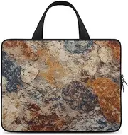 Laptop Case Sleeve Shockproof Computer Carrying Bag Abstract Granite Laptop Bag Tote Lightweight Notebook Case Cover Traveling Briefcase Handle Bags for Travel Business 13inch, Abstract Granite