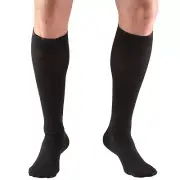 Truform 30-40mmHg Unisex Knee High X-Firm Compression Stockings - Black - Large