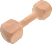 LAPYAPPE Wooden Dumbbells for Equipment for Early Exercise Encourages Physical Activity Kindergarten Gentle Skin Long