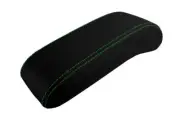 Console Lid Pull Over Cover Leather for Dodge Stratus 2001-2006 Green Stitch