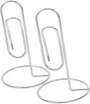 2pcs Metal Table Number Holders Picture Holders for Centerpieces Desk Place Card Clips Reliable Memo Stands for Weddings Events and Parties