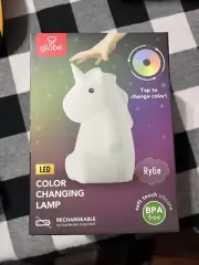 Globe - Riley Unicorn Color Changing LED Rechargeable Silicone Night Light Lamp