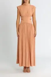 Camilla & Marc Oriela Dress, peach, Size 8 NEW